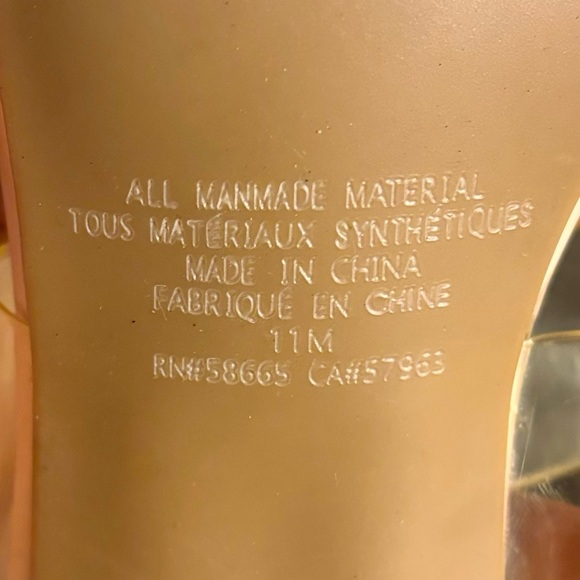 BP. Heel Sandals Size 11, Tan - Picture 6 of 6